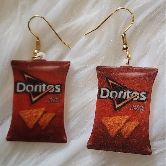 Doritos Chip Bag Earrings - Picture 1 of 2